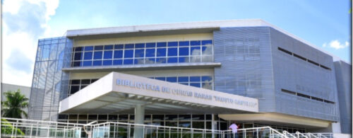 foto da fachada da Biblioteca de Obras Raras Fausto Castilho