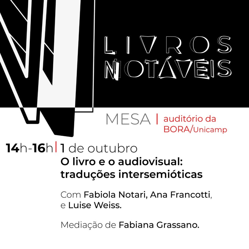 Mesa O livro e o audiovisual