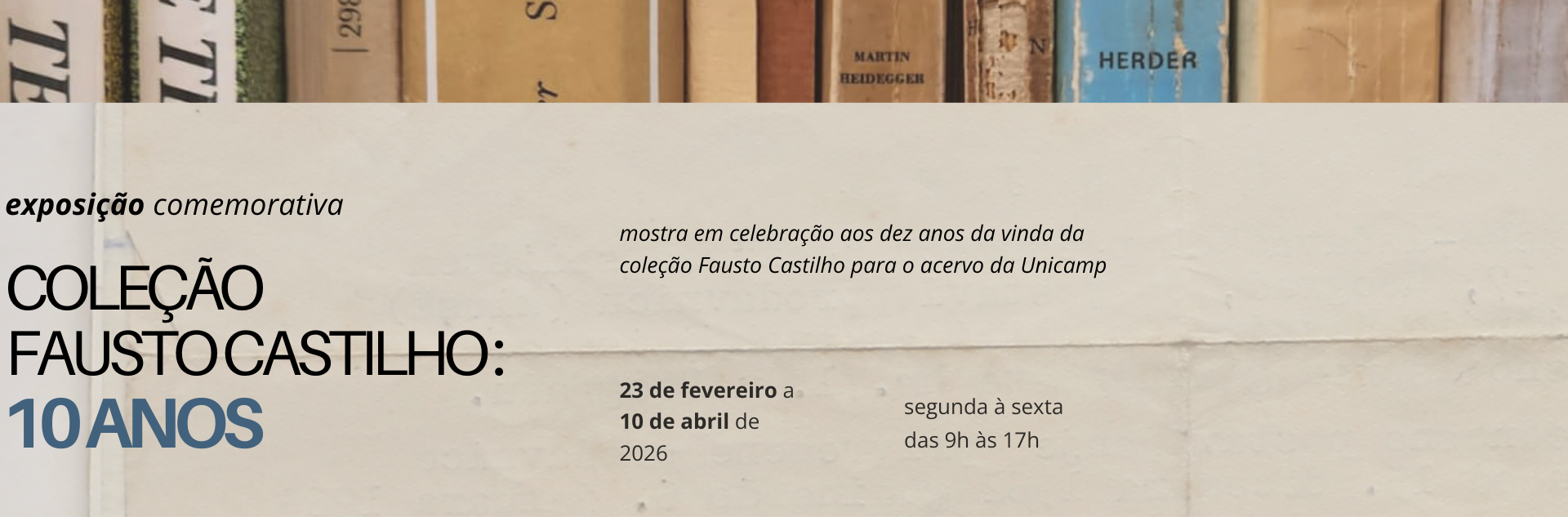 Exposição Fausto Castilho